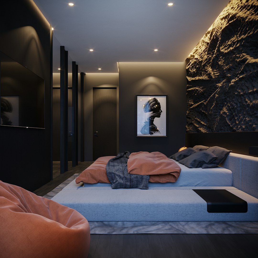celebrity home bedroom
